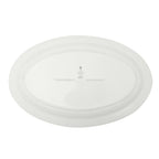 PioneerHome™ Vintage Lace 20-inch Stoneware Oval Serving Tray Platter, White - PioneerHome™