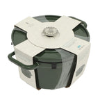 PioneerHome™ 5-Quart Enamel Cast Iron Dutch Oven with Lid, Dark Green - Rustic Home - PioneerHome™