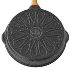PioneerHome™ Prairie Signature Cast Aluminum 12" Fry Pan, Charcoal Speckle - PioneerHome™