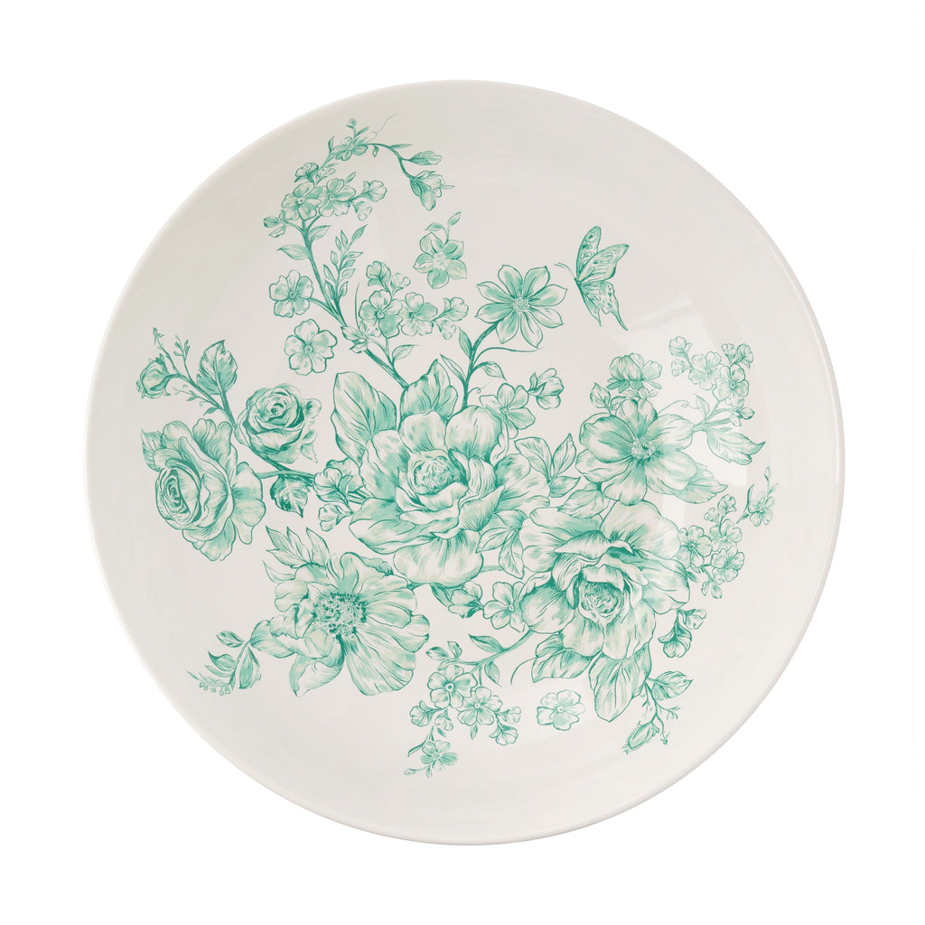PioneerHome™ Agatha Stoneware 11-inch Serving Bowl, Green - PioneerHome™
