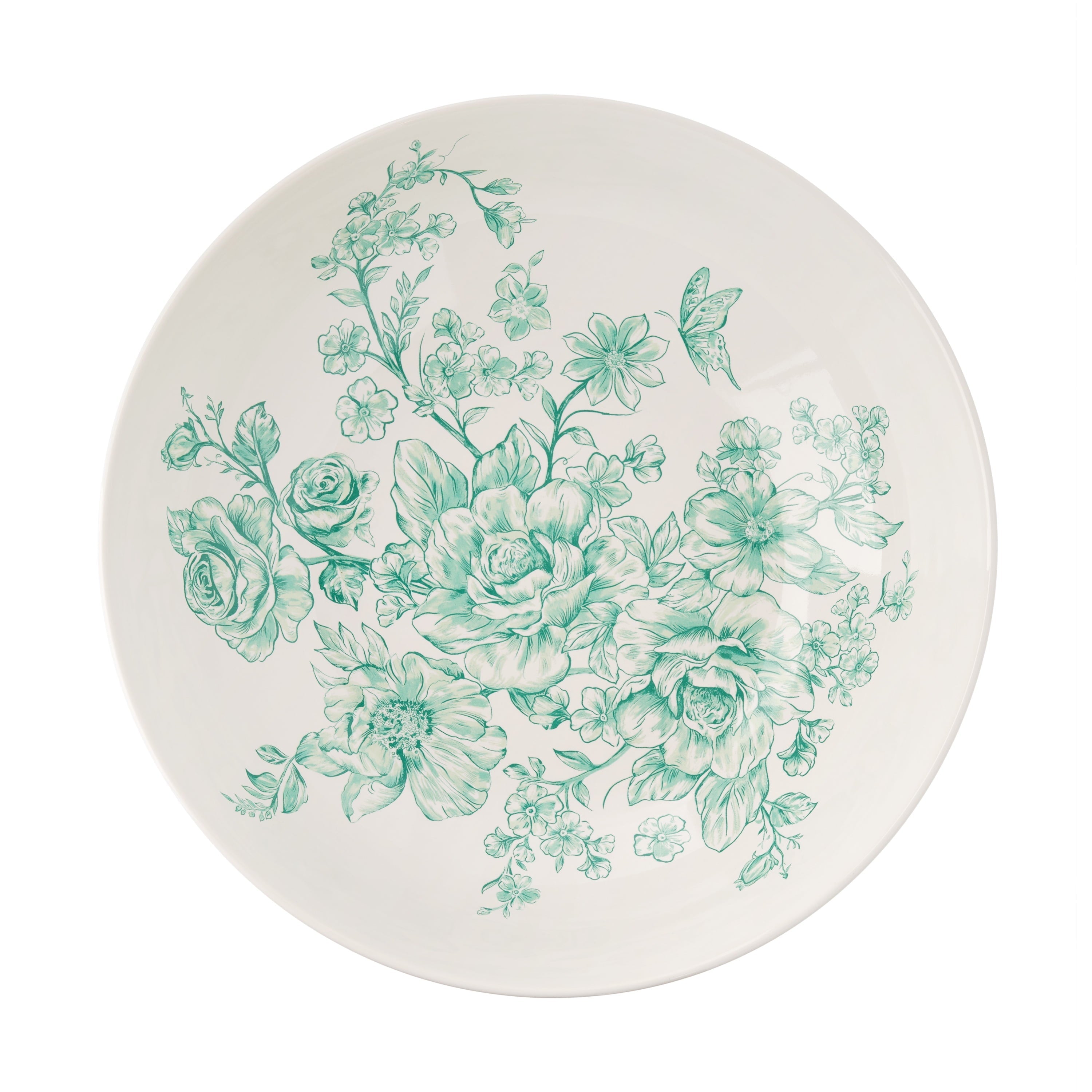 PioneerHome™ Agatha Stoneware 11-inch Serving Bowl, Green - PioneerHome™