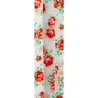 PioneerHome™ Vintage Floral White Double Fold Cotton Bias Tape Ribbon, 7/8" x 25 Yards - PioneerHome™