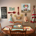 PioneerHome™ Pig Canvas Picture Wall Art: Rustic Pig Floral Crown Wall Decor Farm Animal Wall Art - PioneerHome™