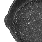 PioneerHome™ Prairie Signature Cast Aluminum 12" Fry Pan, Charcoal Speckle - PioneerHome™