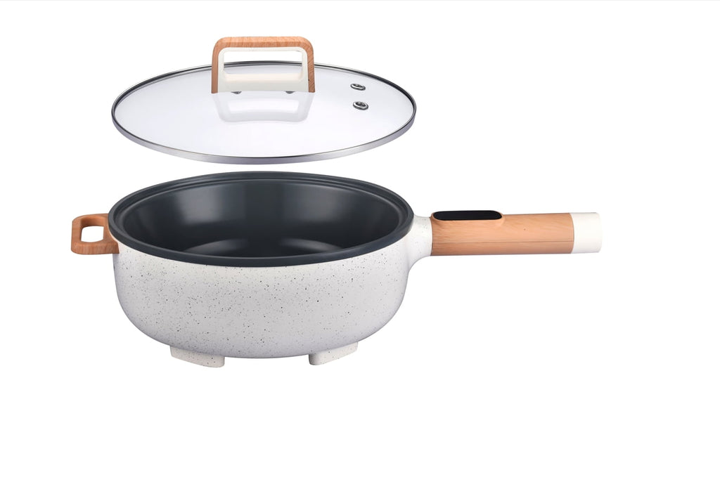 PioneerHome™ 3.5L Electric Skillet, Linen Speckle - PioneerHome™