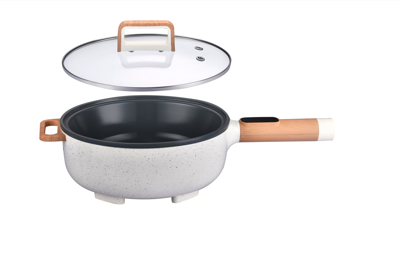 PioneerHome™ 3.5L Electric Skillet, Linen Speckle - PioneerHome™